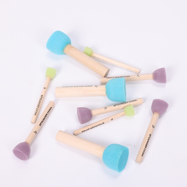 Pincel de pintura esponja variado profissional para crianças