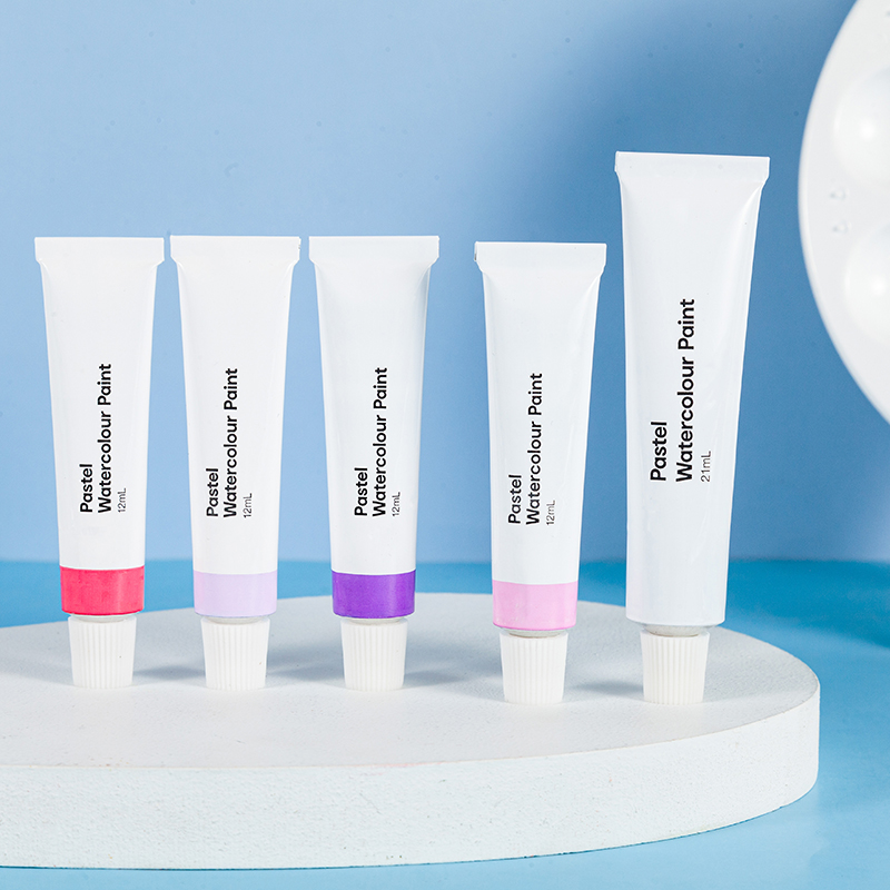 Pastel de aquarela de artista de 24 peças de 24 peças