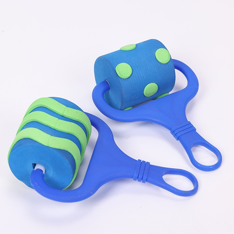 Padrões de pintura rolos de pintura de espuma pincéis de esponja de desenho para crianças rabiscando