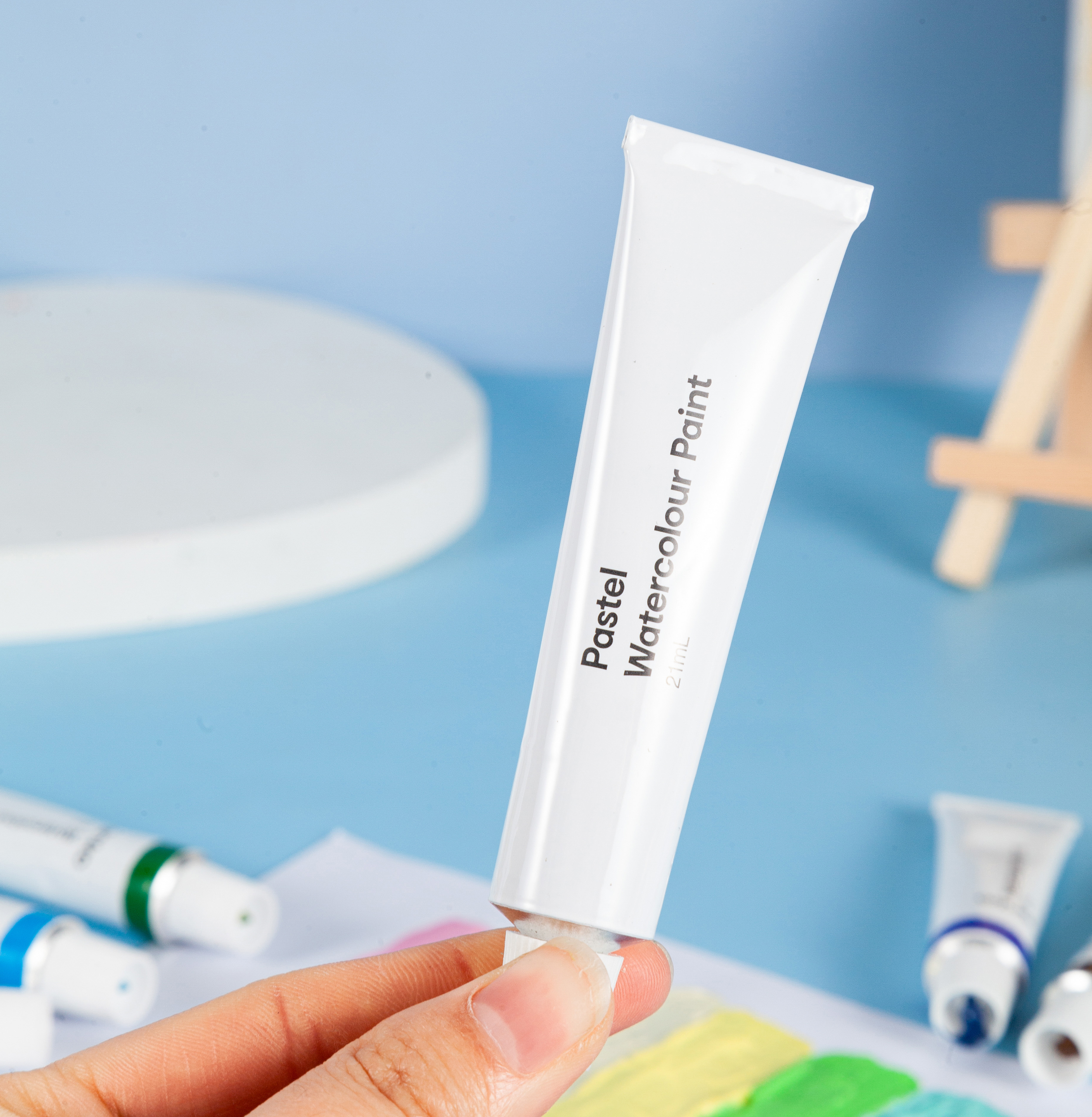 Pastel de aquarela de artista de 24 peças de 24 peças