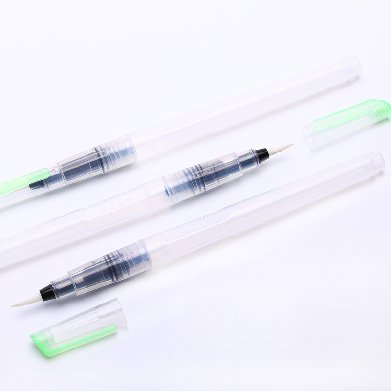 Pincel de aquarela recarregável canetas pincel de água à prova de vazamentos para pintura
