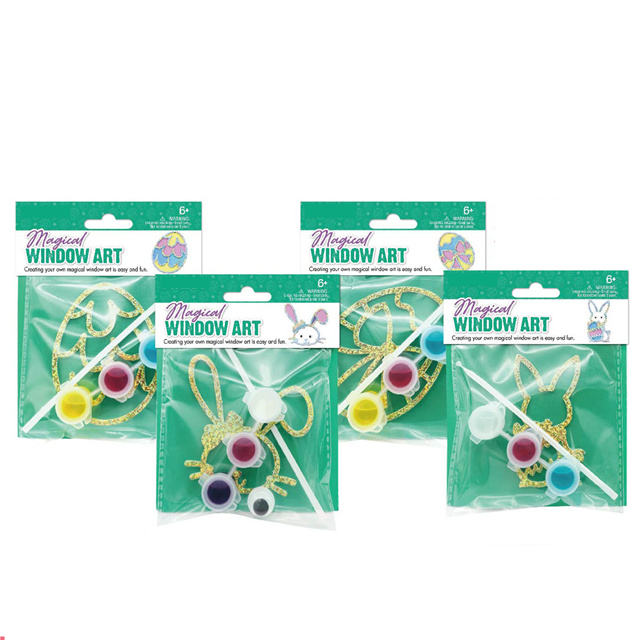 Magic Gel Holiday Christmas Christmas Sparkle Window Art Kit Crie seus próprios SunCatchers