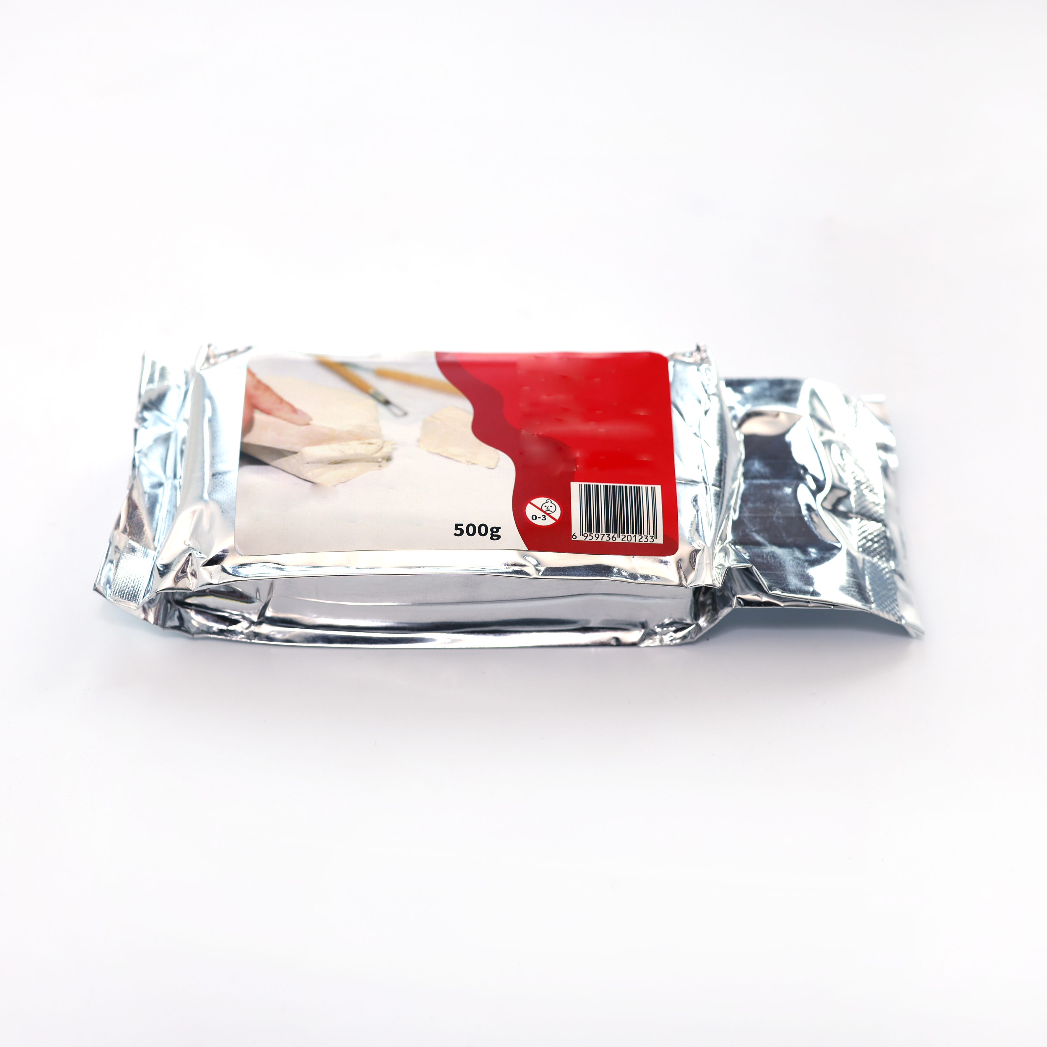 Fácil de usar o kit de argila de modelagem de ar branco natural para iniciantes